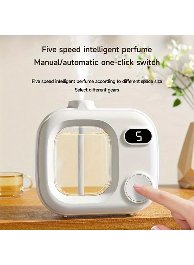 White Wall Mounted USB Rechargeable Aroma Diffuser Air Freshener Humidifier - Image 4